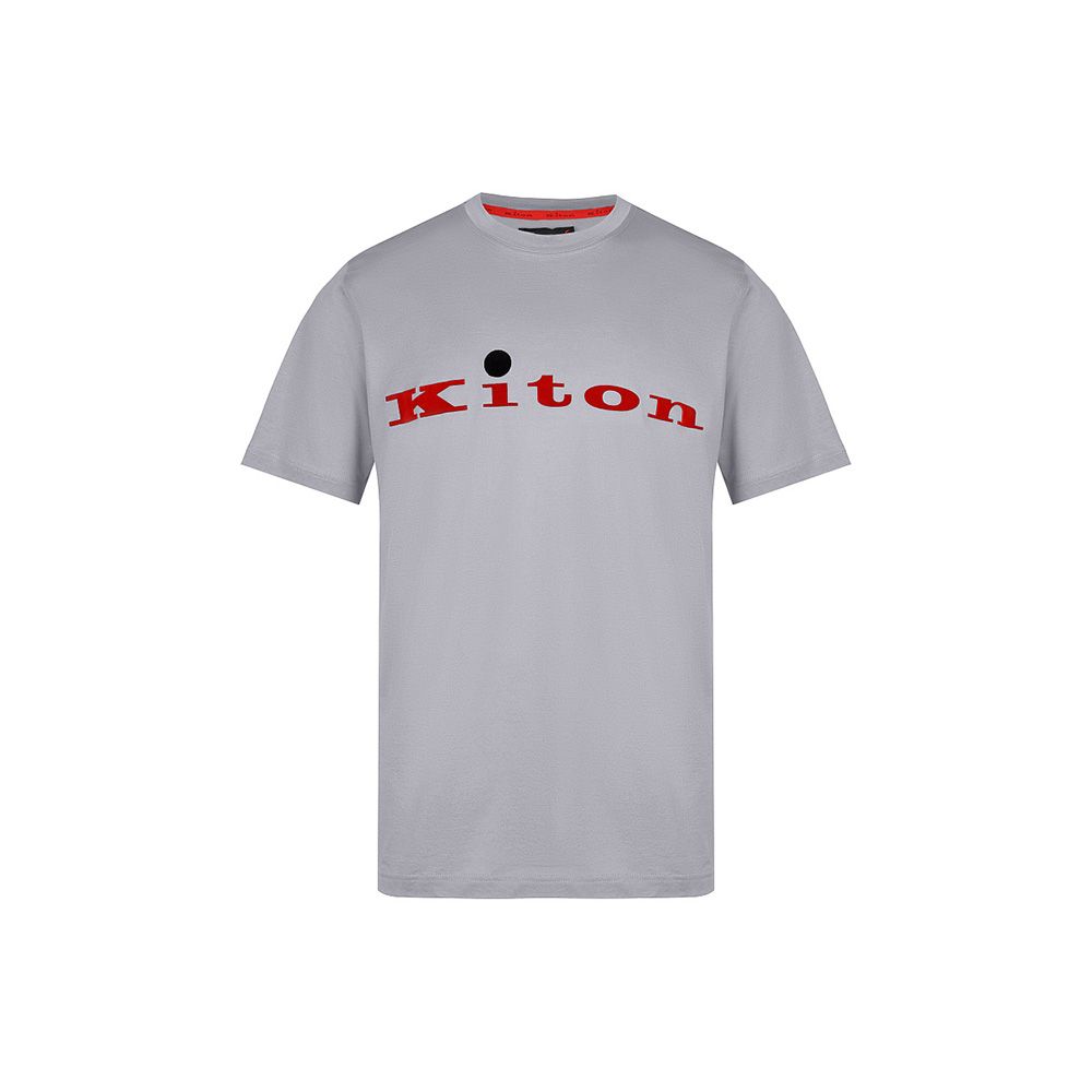 KITON men's dark gray T-shirt KITON men's dark gray T-shirt