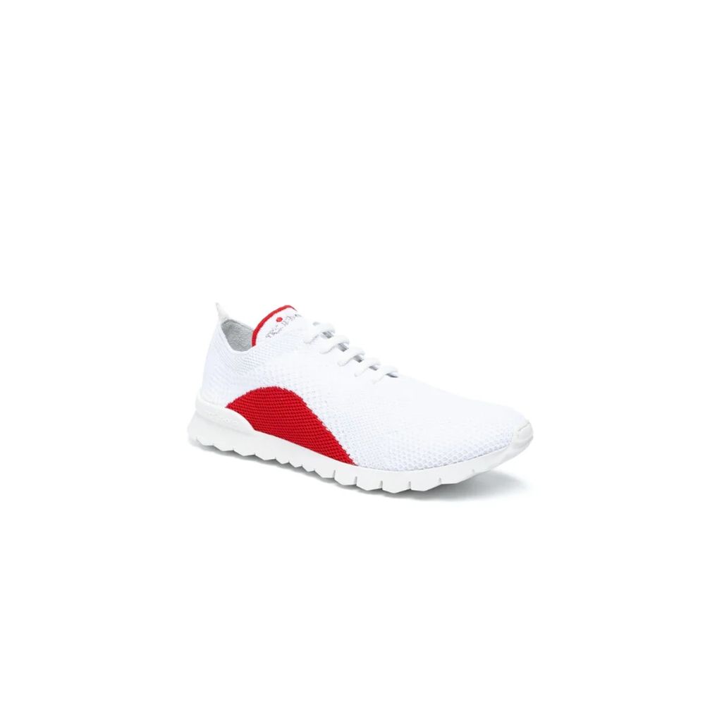KITON men's white fitness sneakers